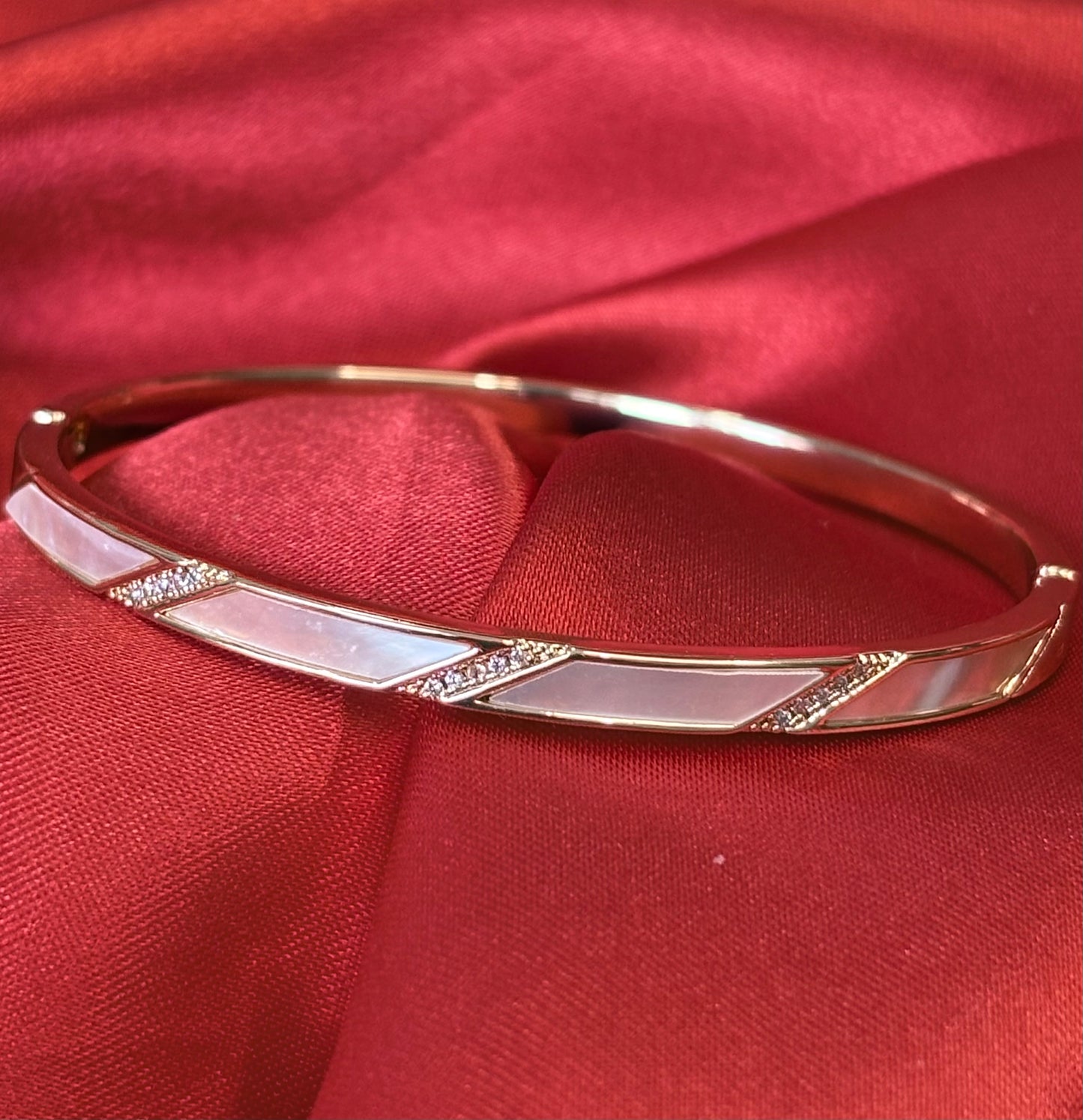 Mother Of Pearl Inlay Bangle