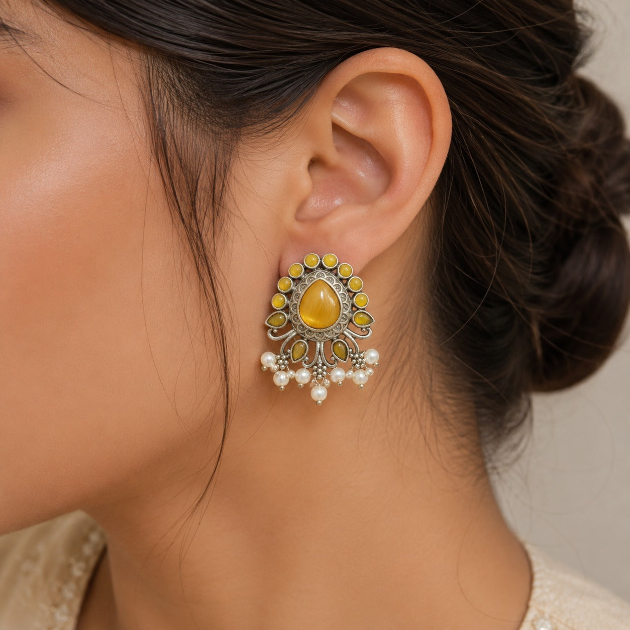 Floral Inspired Golden Yellow