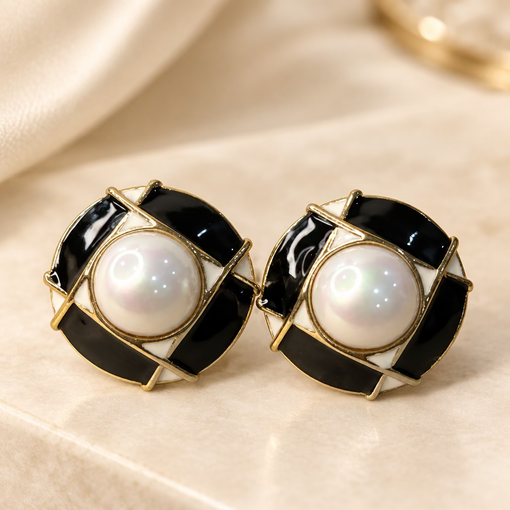 Majiali brand geometric stud