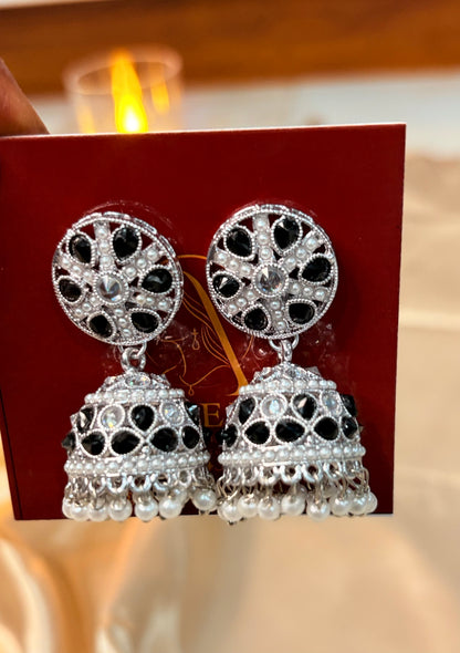 FLORAL STONE JHUMKA