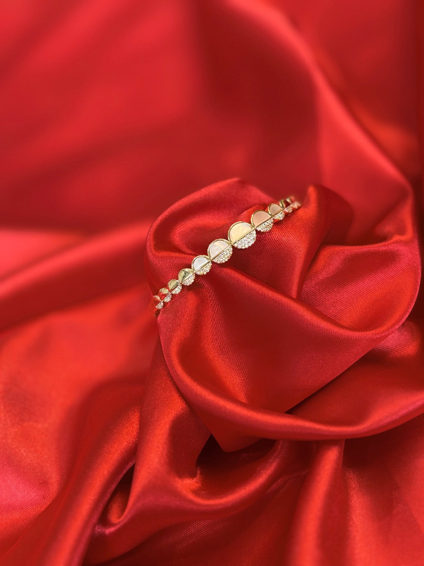 Cubic Zirconia Kada Bangle
