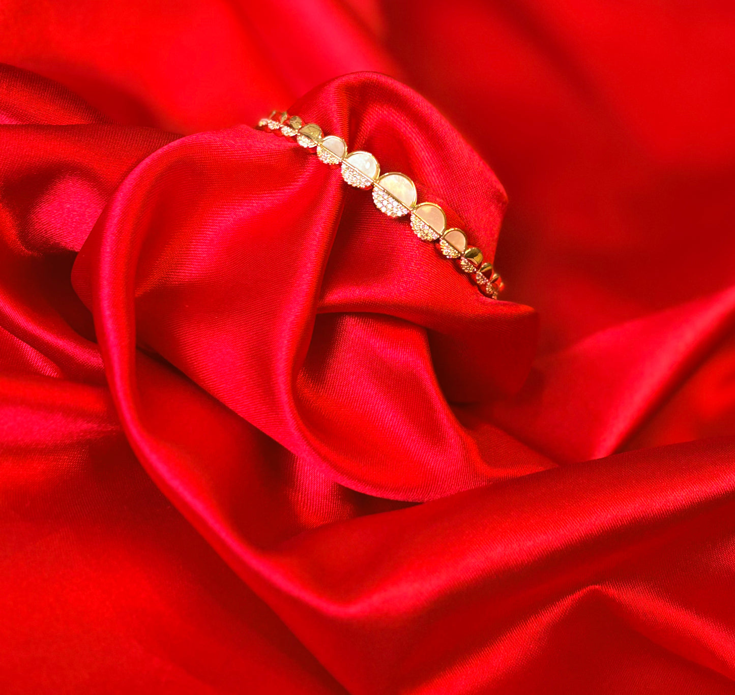 Cubic Zirconia Kada Bangle