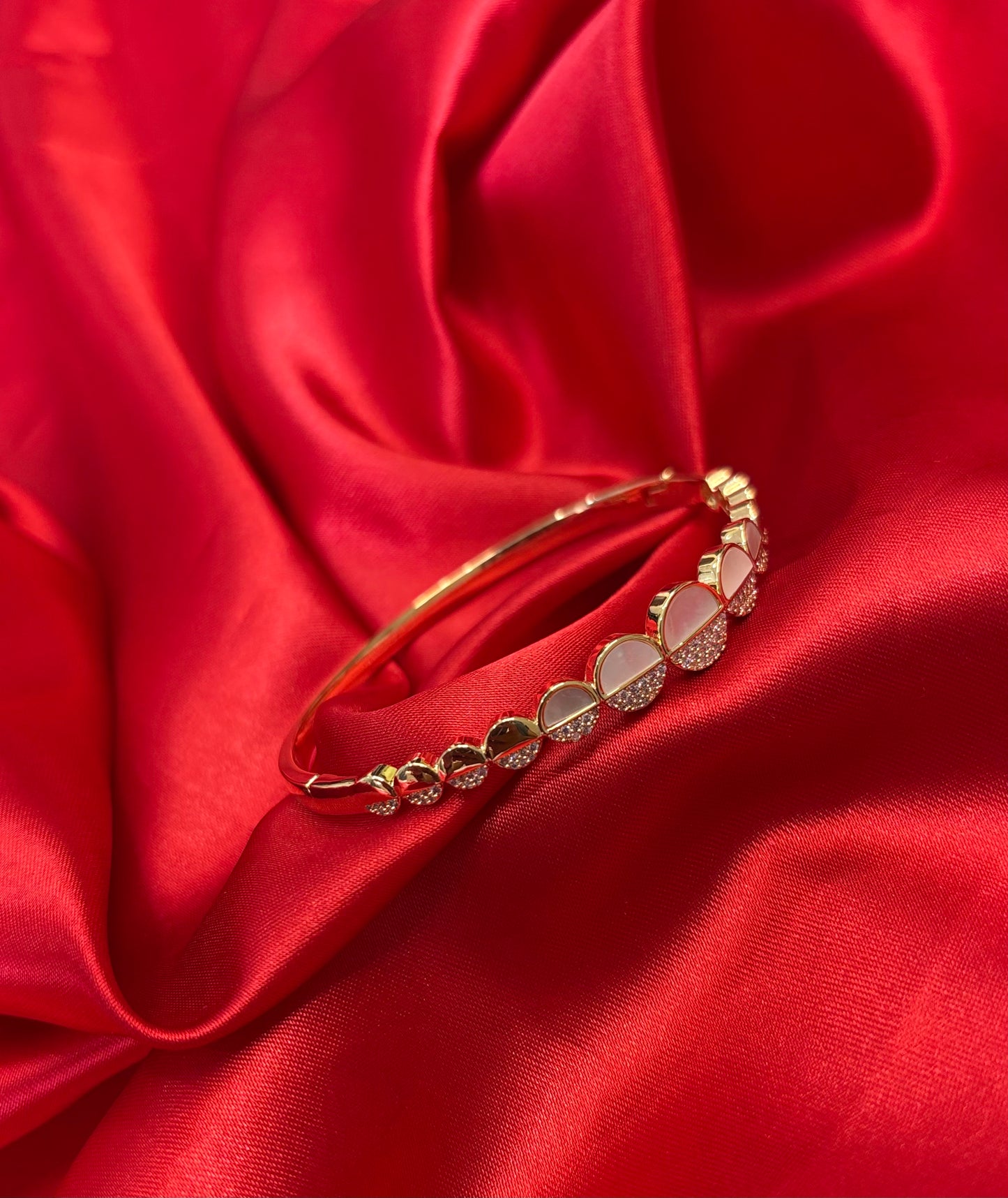 Cubic Zirconia Kada Bangle