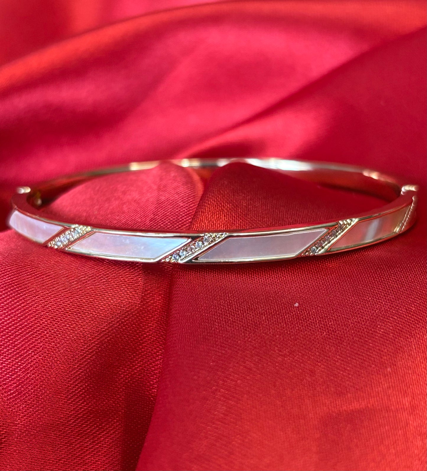 Mother Of Pearl Inlay Bangle