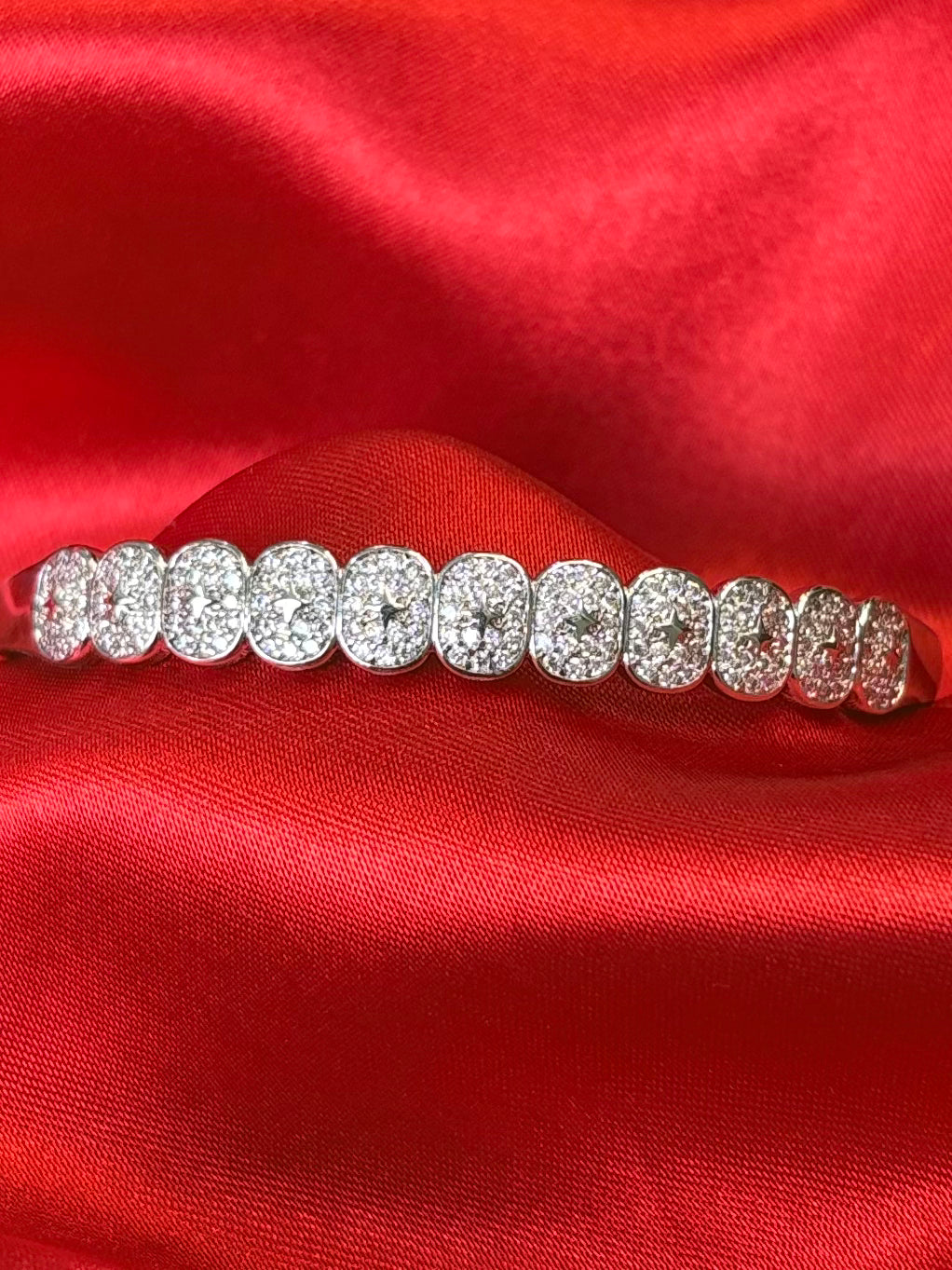 Divinely Dazzling Halo Bangle
