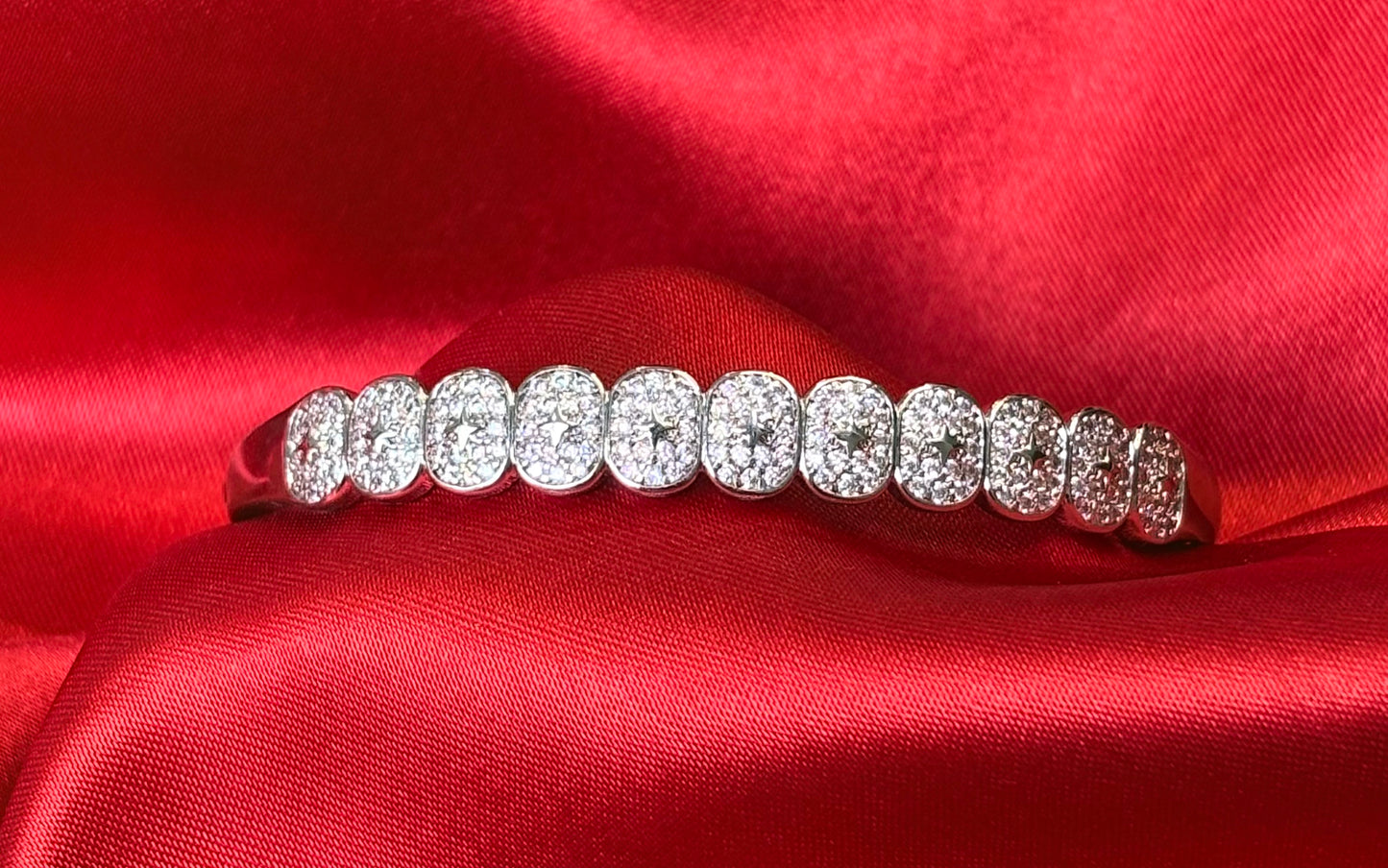 Divinely Dazzling Halo Bangle
