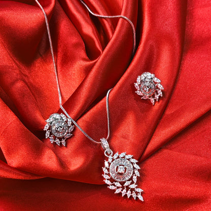 CRYSTAL VINE COMBO WITH EARRING