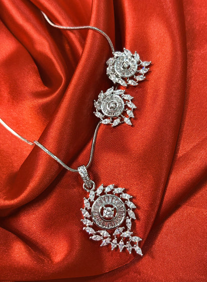 CRYSTAL VINE COMBO WITH EARRING
