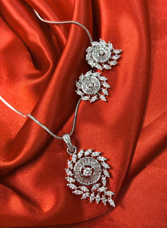 CRYSTAL VINE COMBO WITH EARRING