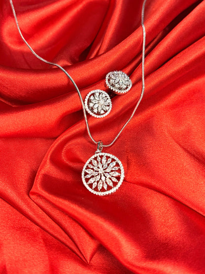 FLORA HALO COMBO WITH EARRING