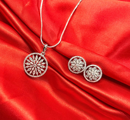 FLORA HALO COMBO WITH EARRING