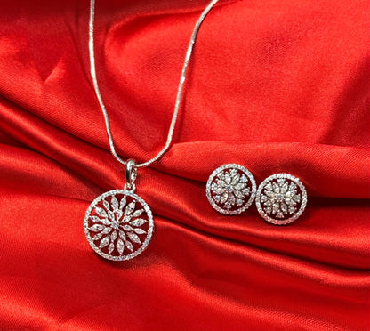 FLORA HALO COMBO WITH EARRING