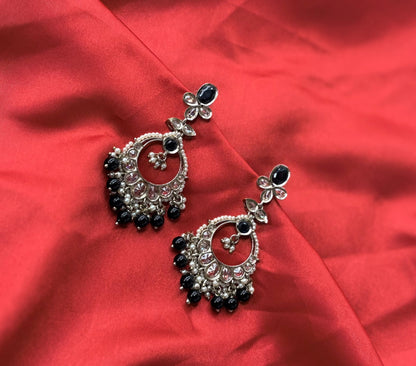 Noorika Black Chandbali