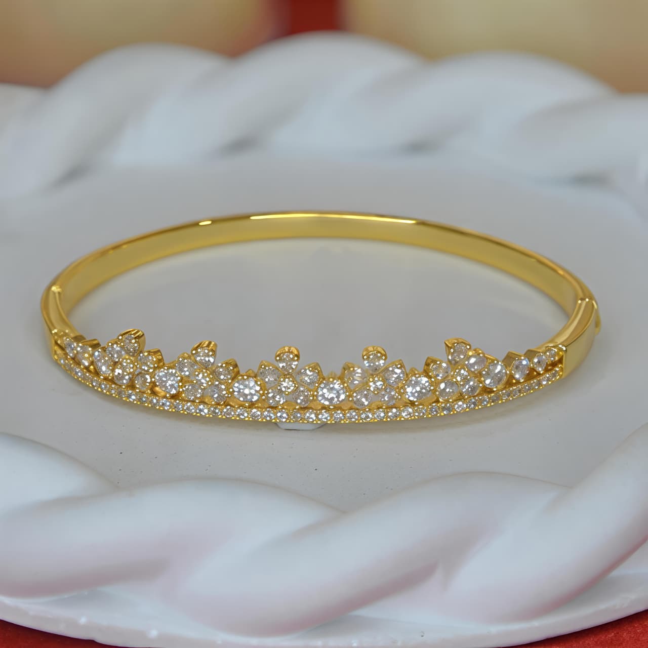 Balenna Oval C Z Bangle