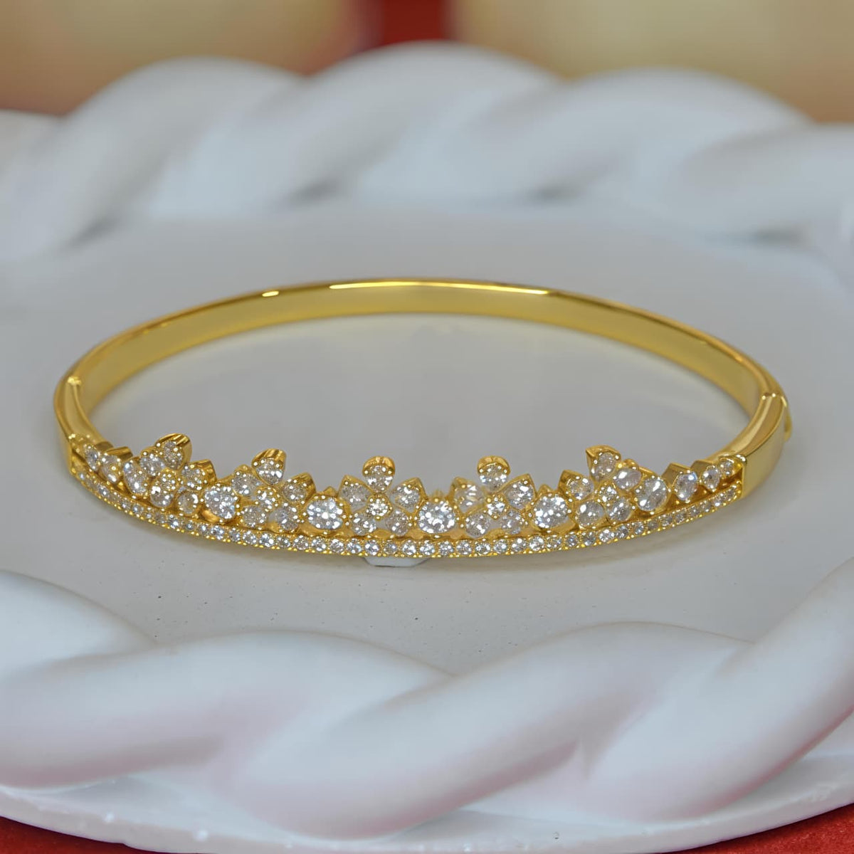 Balenna Oval C Z Bangle