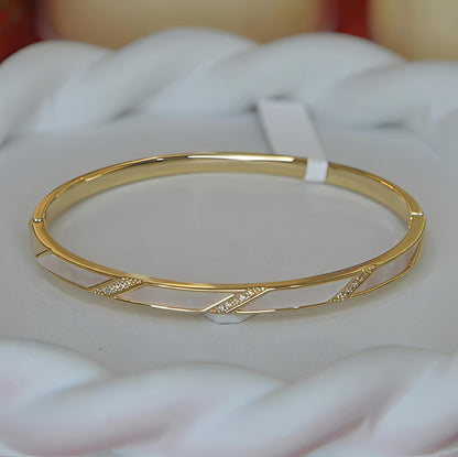 Mother Of Pearl Inlay Bangle